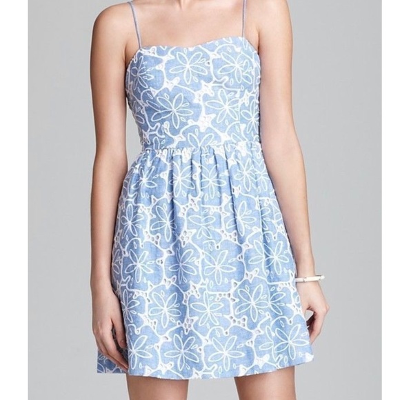 Lilly Pulitzer Bethany Dress in Tide Blue - Picture 1 of 7